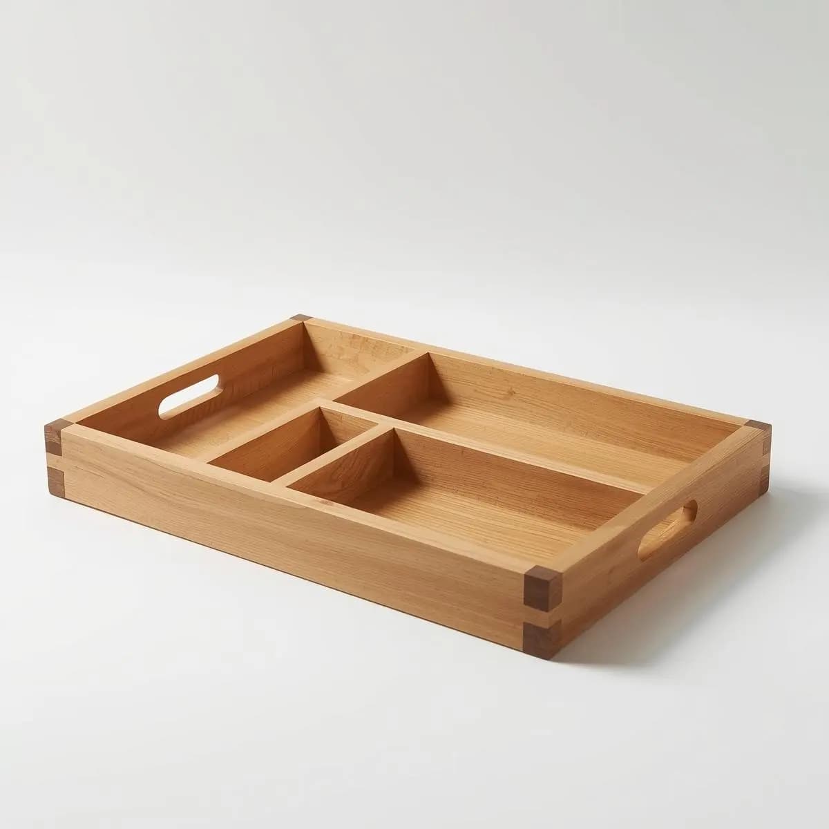 Best Wooden Organizer Tray with 4 Sections