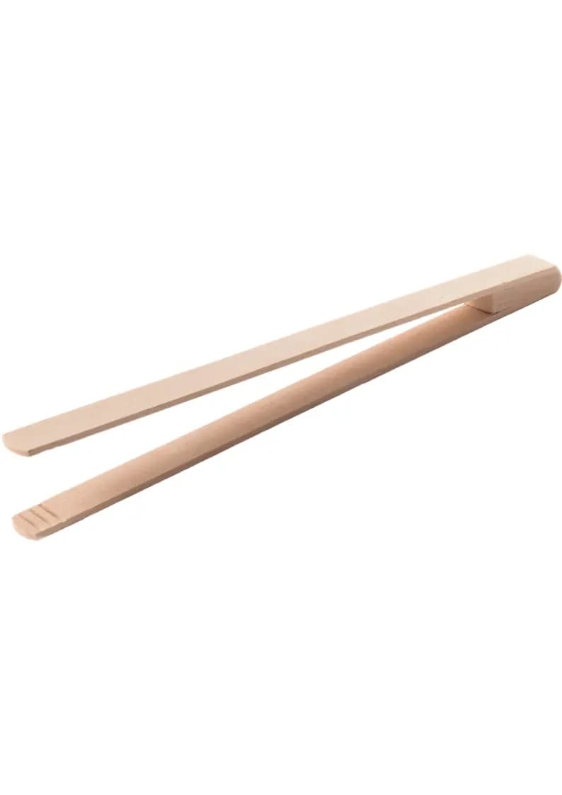 Wooden Kitchen Tongs – Handcrafted & Food-Safe