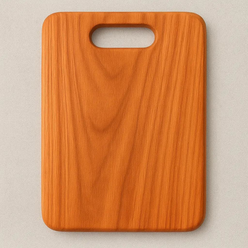 100% Wooden vegetable chapping board with knife