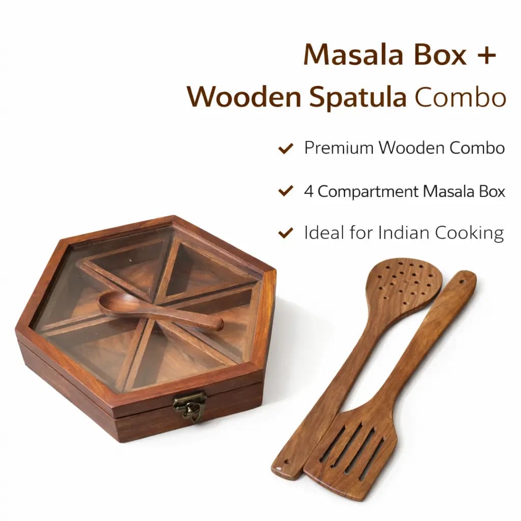 Hexagon masala box