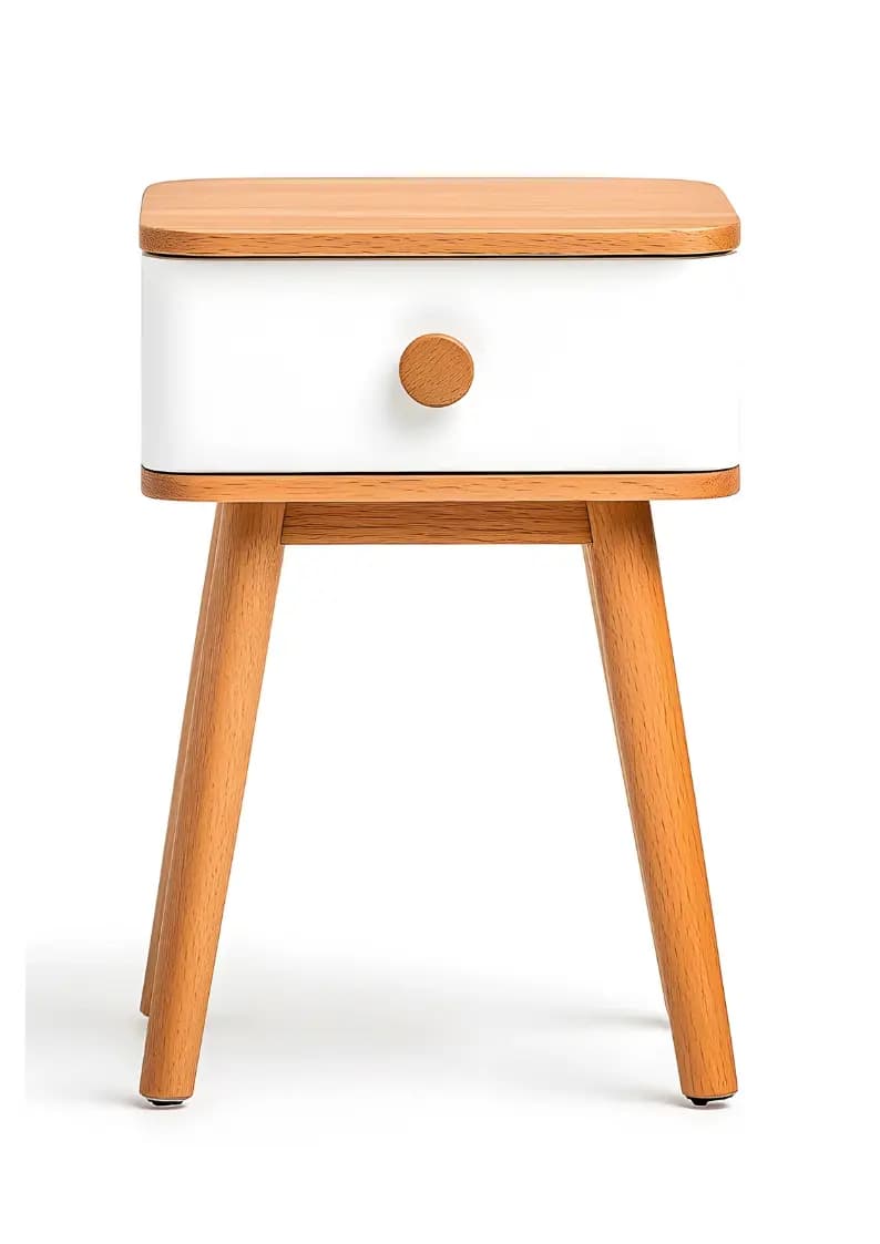 Premium Wooden Small Side Table with Drawer